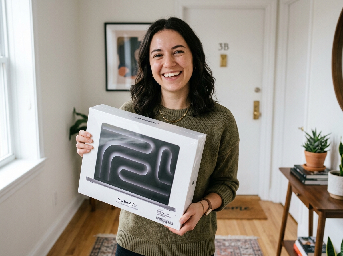 MacBook Pro M3 Teslimat Fotoğrafı