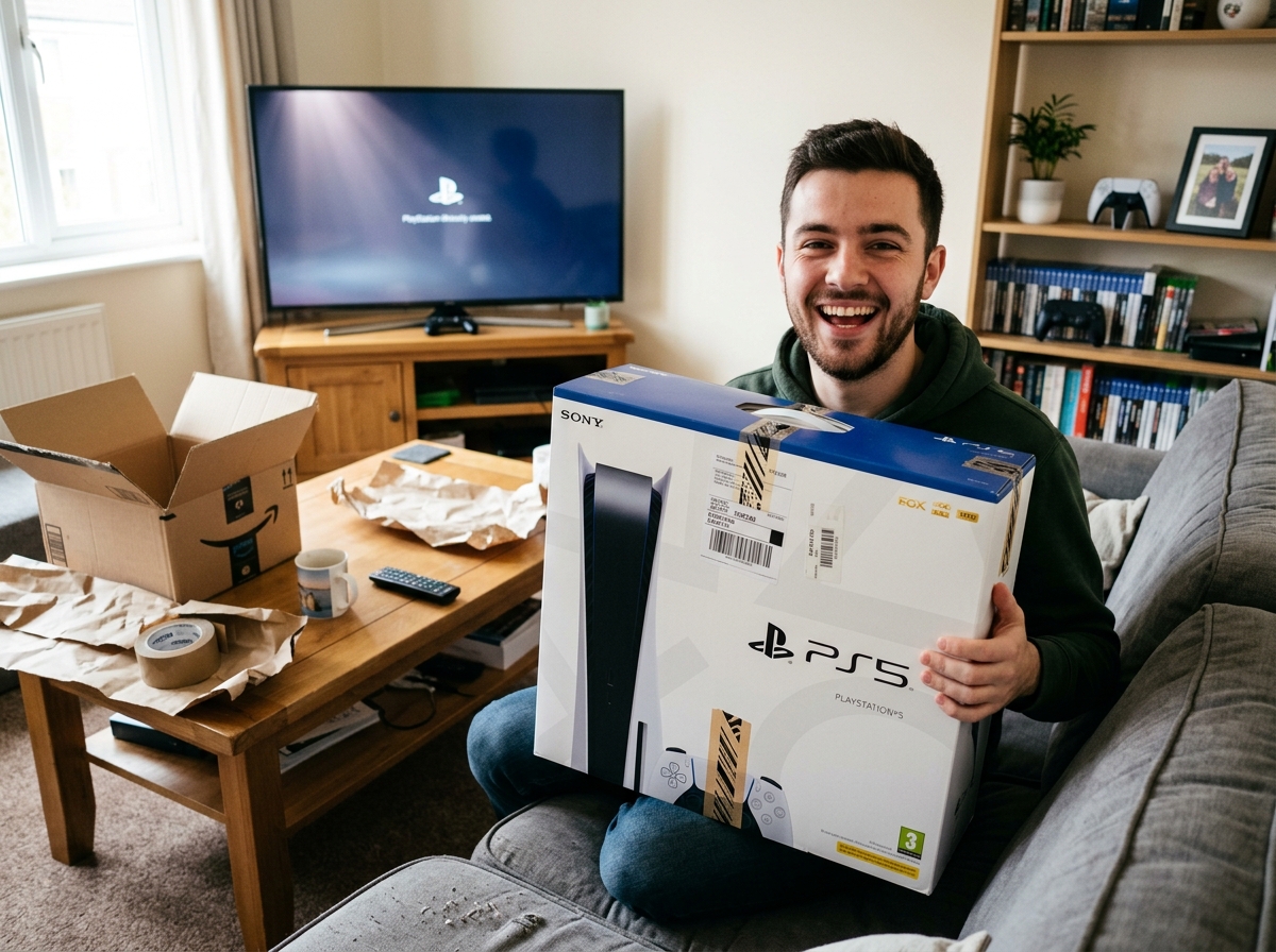 PlayStation 5 Slim Teslimat Fotoğrafı